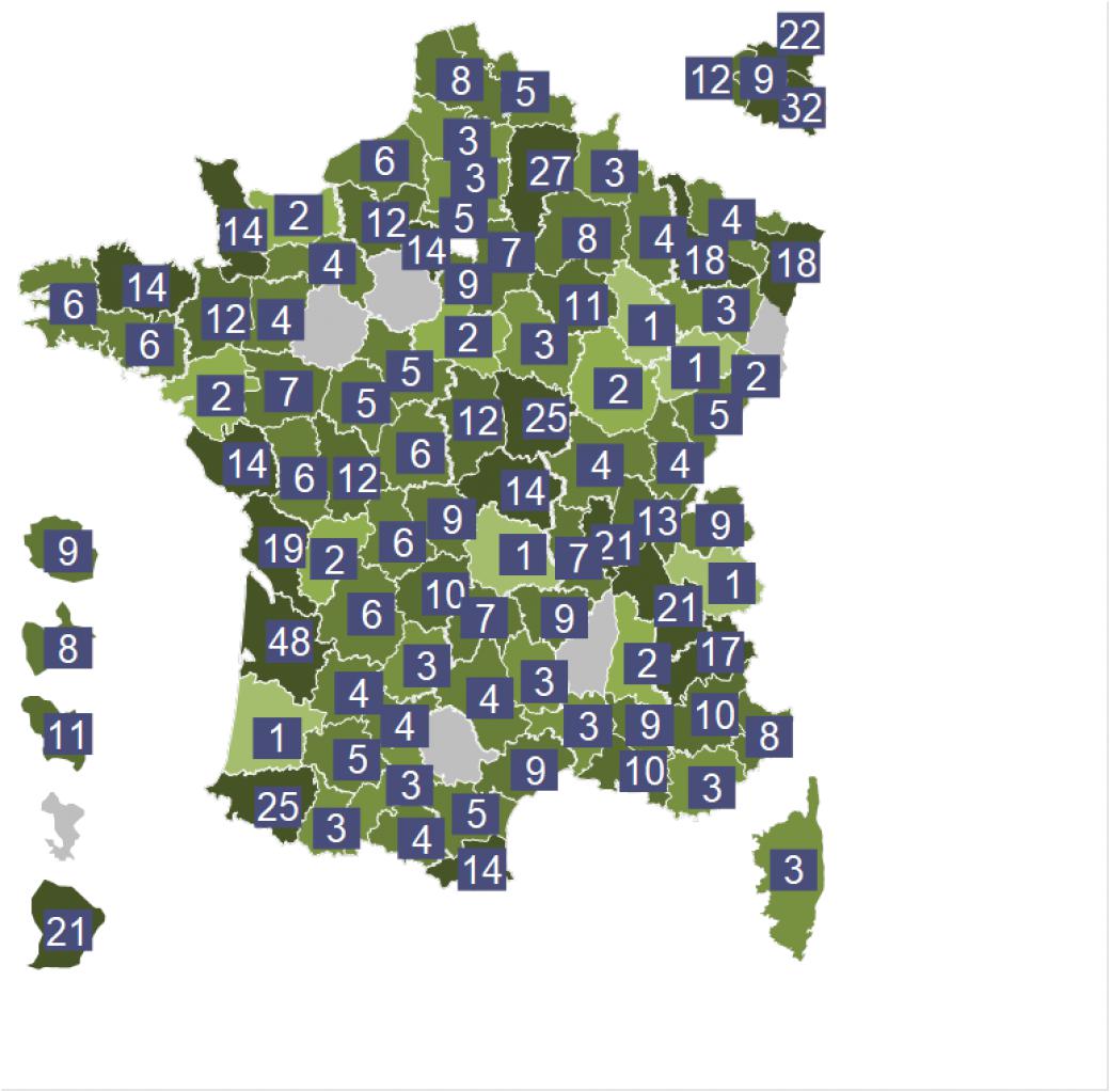 Cartographie de l'avancement CNFS