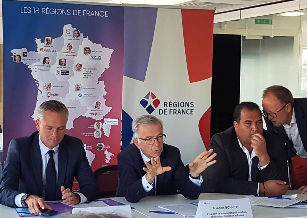 conférence de presse régions de France 