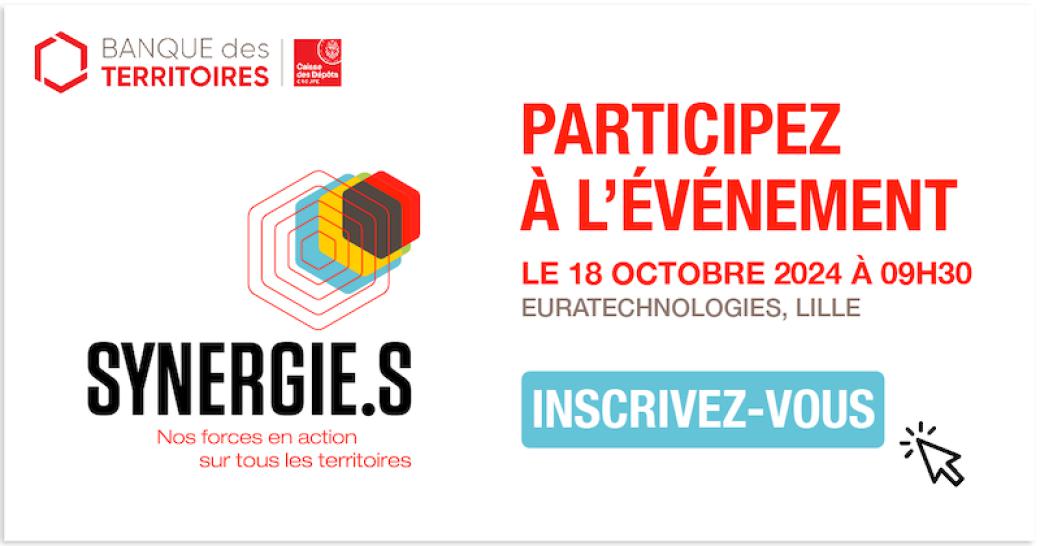 Bannière de présentation de l'évènement Synergie.s à Lille