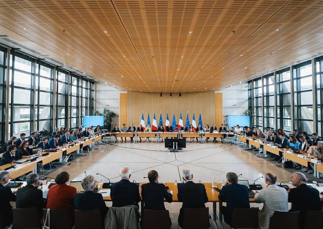 réunion à Bercy au sujet des droits de douane