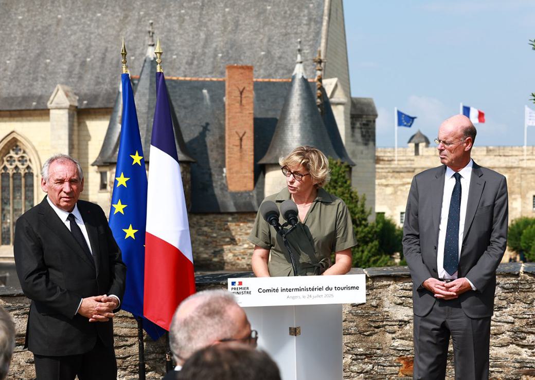  François Bayrou, Nathalie Delattre et Eric Lombard