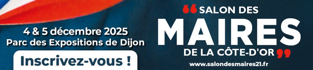 Affiche Salon des maires de Côte-d'Or 2025