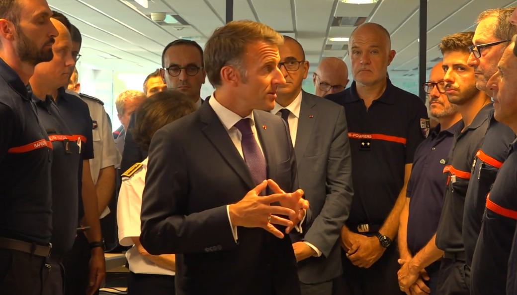 E. Macron en Gironde