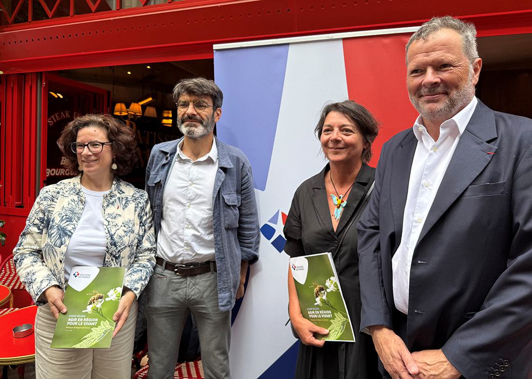 Anne Claudius-Petit, conseillère régionale de la région Sud, Jean-François Bridet, Agnès Langevine et François Werner