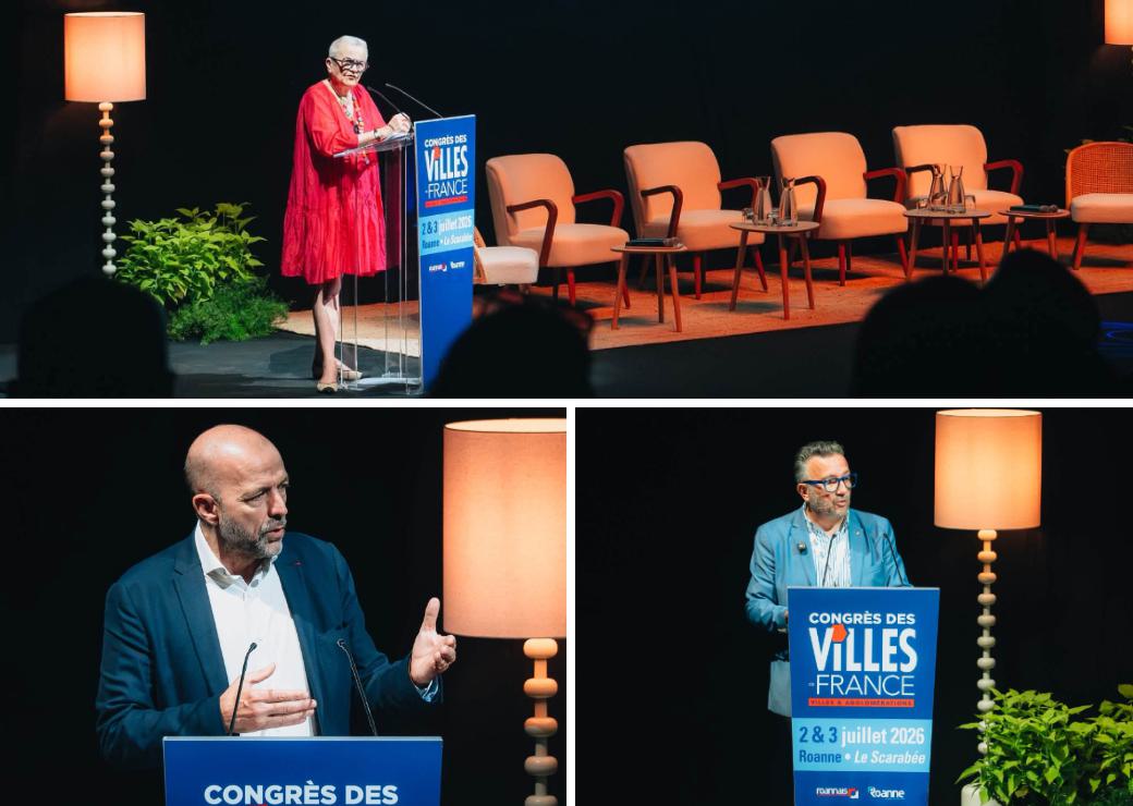 Françoise Gatel, Jean-François Debat et Yves Nicolin