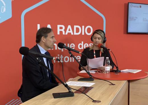 OIivier Sichel à la radio Banque des Territoires au Congrès des EPL