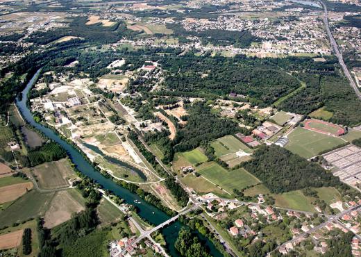 Vue aérienne d'Angoulême