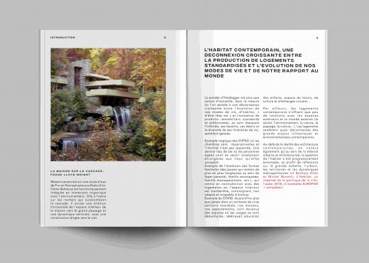 Mock-up du livre Habiter demain