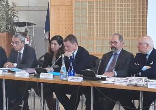 La réunion plénière du CSFPT le 18 mars, avec Olivier Dussopt et Philippe Laurent, président de l'instance
