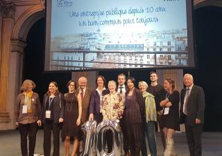 Les participants à la journée des 10 ans d'Eau de Paris