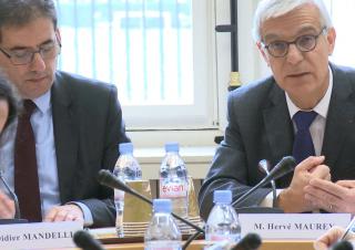 D. Mandelli et H. Maurey ce 7 mars
