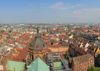 Strasbourg vue aérienne