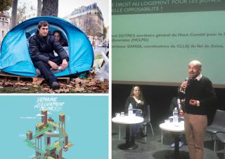 Droit au logement pour les jeunes taudis précarité rue, chambre insalubre