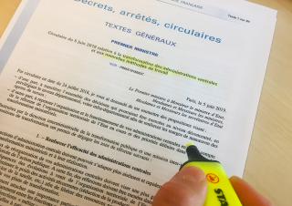 Circulaire du 5 juin 2019 relative à la transformation des administrations centrales et aux nouvelles méthodes de travail 