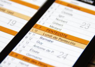 Calendrier pentecôte 