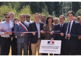Inauguration d'un pylone mutualisé en 4G le 11/07/19 