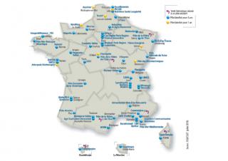 carte des pôles de compétitivité