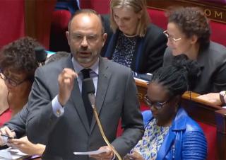 E. Philippe le 24 septembre lors de la séance des questions à l'Assemblée