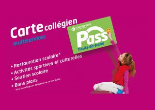 Accès à la restauration scolaire, aide de 80€ pour les loisirs, bons plans, service gratuit de soutien scolaire en ligne...  Demandez la carte Pass + #HautsdeSeine un dispositif multiservices pour les collégiens des #hautsdeseine.