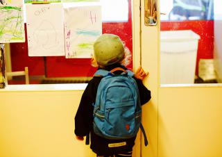 Rentrée à l'école materenelle.