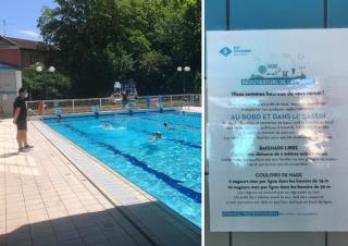 Réouverture piscines