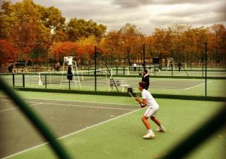 Court de tennis jardins du Luxembourg
