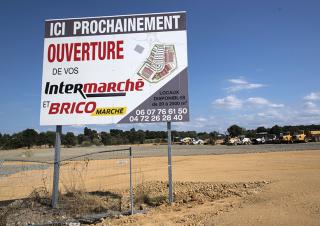 Chantier zone commerciale