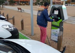 Borne de voiture électrique 
