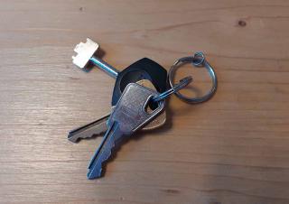 Gros plan sur un trousseau de clefs