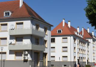 Réhabilitation de logements sociaux de la Cité Reuss à Strasbourg par Ophéa