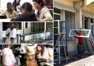 AESH, cantine scolaire, animateurs périscolaires et rénovation énergétique d'une école