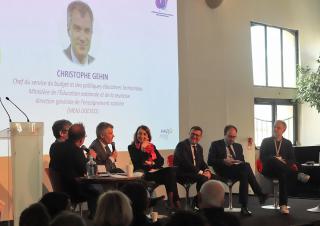 @AnruOfficiel/ Christophe Guéhin lors de la journée école, jeunesse & renouvellement urbain 