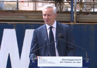 Eolien en mer discours de Bruno Le Maire