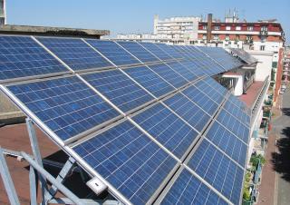 panneaux solaires en ville 