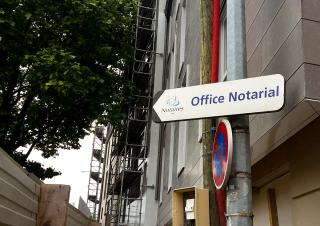 panneau office notarial
