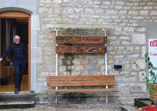 Entrée de l'espace de vie IAF avec le Président