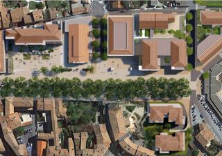Plan masse du projet de redynamisation du centre-ville de Brignoles
