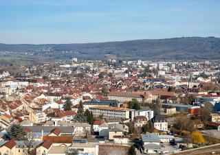 vue aérienne de Lons