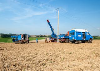 travaux ligne électrique 