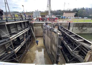 chantier écluse
