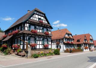 maisons à colombage en Alsace
