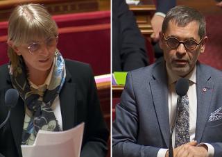 Valérie Létard et Michaël Weber au Sénat 