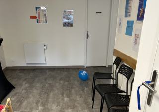 Salle d'attente d'un cabinet médical