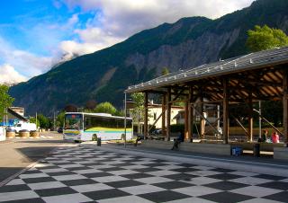 gare routière en milieu rural