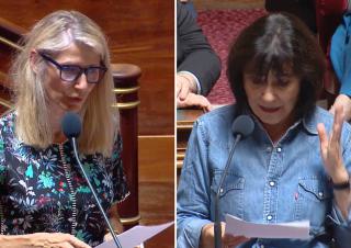 Marie Barsacq et Marie-Arlette Carlotti