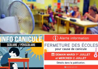 fermeture des écoles