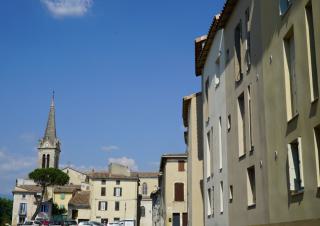 Vue d'un centre ville