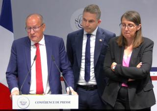 conférence de presse au Sénat 