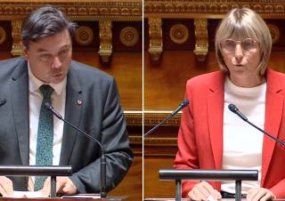 Guislain Cambier et Valérie Létard