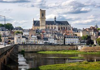 vue de la ville de Nevers 